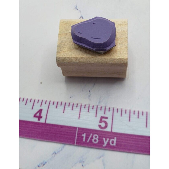 Stampin Up Pear Shaped Border Wood Mounted Rubber Stamp - Picture 7 of 7